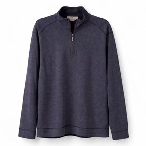 Tommy Bahama Quarter Zip Pullover XXL Gray